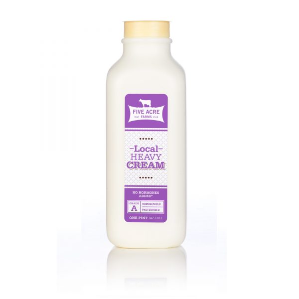 Heavy Cream Pint Five Acre Farms