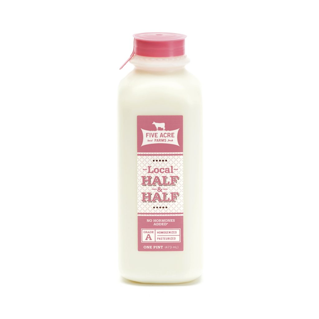 Half and Half bottle - Five Acre Farms