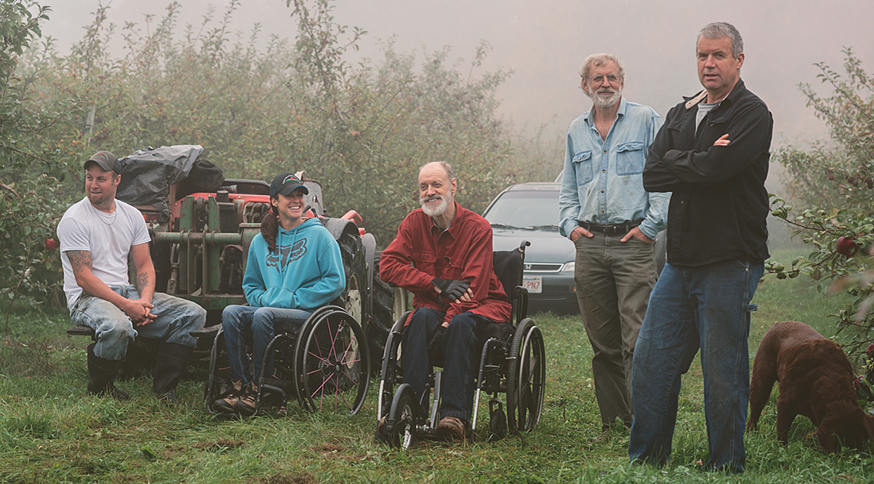 The Clark Brothers and then some: Aaron, Dana, and Brian Clark, with siblings Silas, and Naomi.