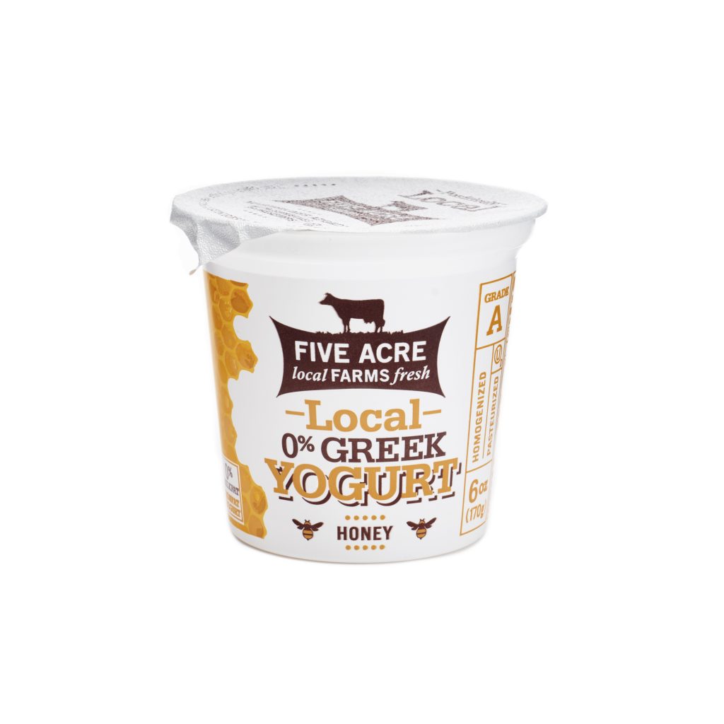 Local Honey 0% Greek Yogurt 6oz.