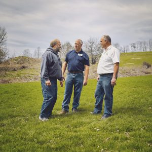 Sunrise Family Farms is a boon to the region’s economy. Dave, Charlie and Sandy source their milk from 20 local dairy farms within a 30-mile radius and employ 50 people full time.