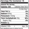 Apple Cider Gallon Nutrition Facts